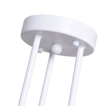 Cyrus six-light sputnik ceiling light – white canopy