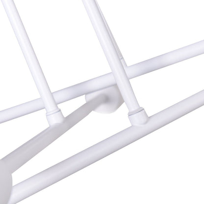 Cyrus six-light sputnik ceiling light – white arms close-up