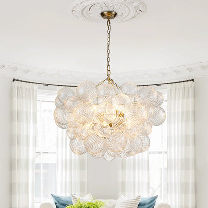 Annika bubble chandelier – by a window