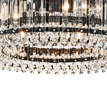 Tatiana crystal drum ceiling light – crystal close-up