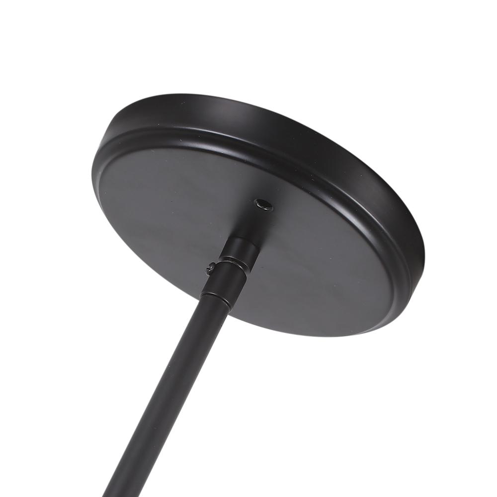 Benedict 3-light linear dome pendant – canopy close-up