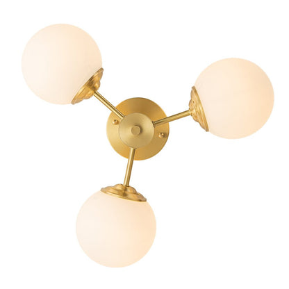 Gabriella sputnik ceiling light – seen from below