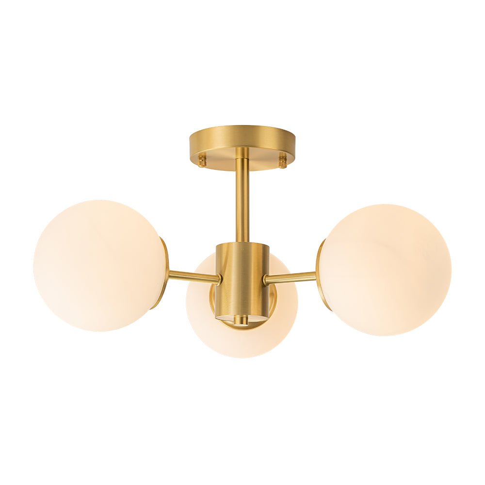 Gabriella sputnik ceiling light – on white