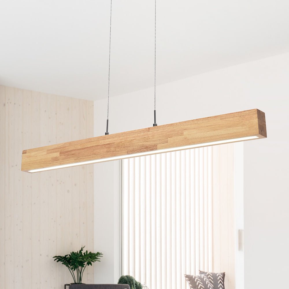 Florian linear LED pendant – in a bright room