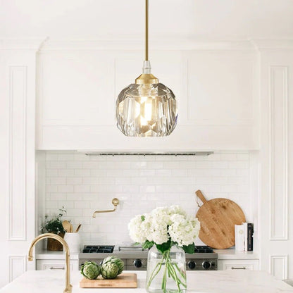 Ines crystal pendant – in a bright room