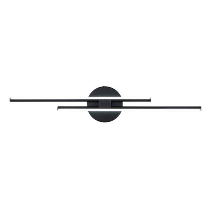 Cosimo linear LED vanity light – in black on white