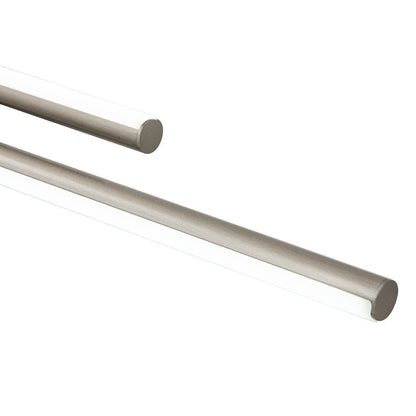 Cosimo linear LED vanity light – nickel bar end close-up