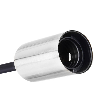 Marcel 6-light sputnik ceiling light – chrome socket, side close-up