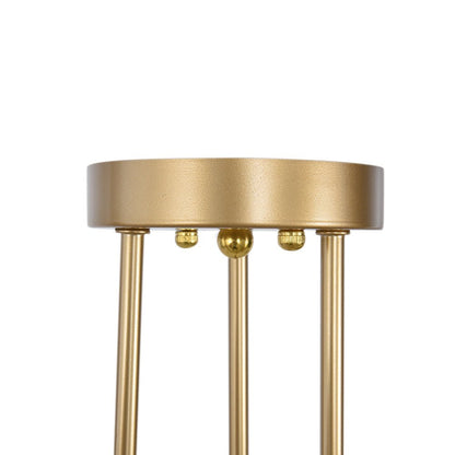 Marcel 6-light sputnik ceiling light – gold canopy close-up