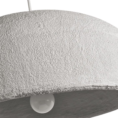 Lucienne cloud pendant – textured shade close-up