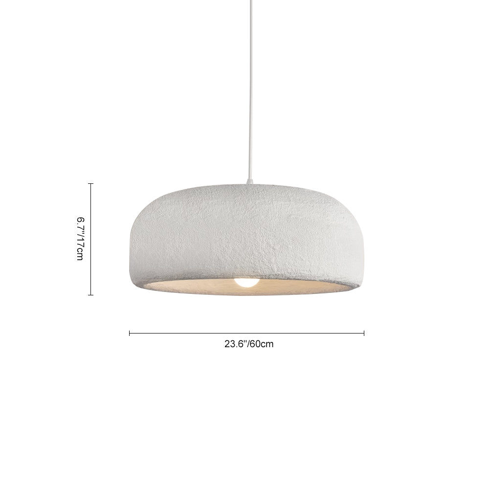 Lucienne cloud pendant – size diagram, alternate view