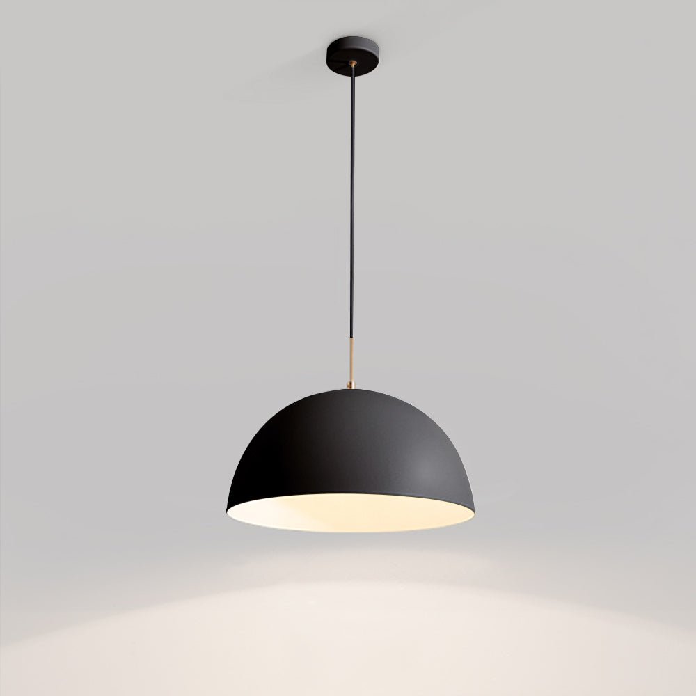 Dorian dome pendant – in black by a window