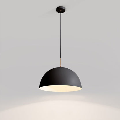 Dorian dome pendant – in black by a window