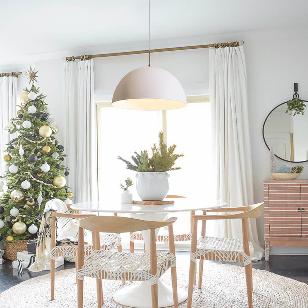 Dorian dome pendant – over a dining table
