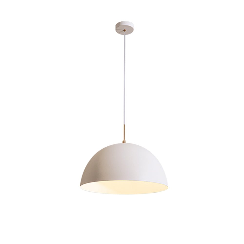 Dorian dome pendant – in white on white