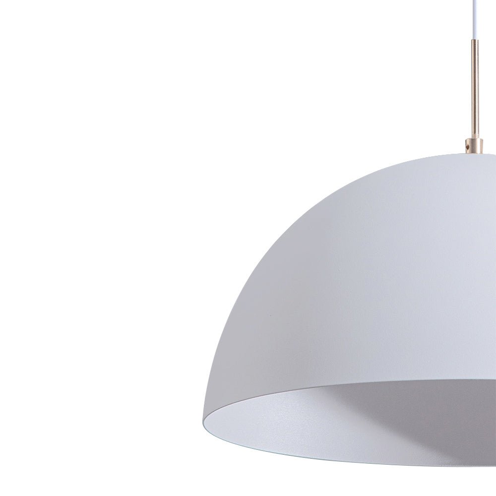 Dorian dome pendant – white dome close-up