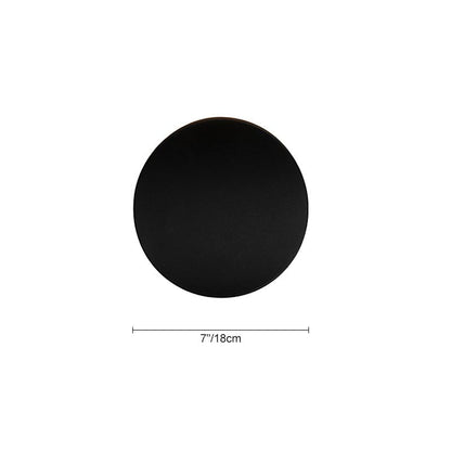 Camille round LED wall light – size diagram, front
