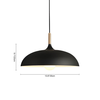 Romilly dome pendant – size diagram