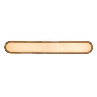 Viviane oval LED ceiling light – on white