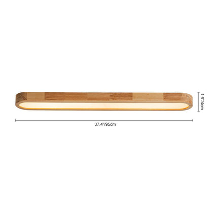 Viviane oval LED ceiling light – size diagram
