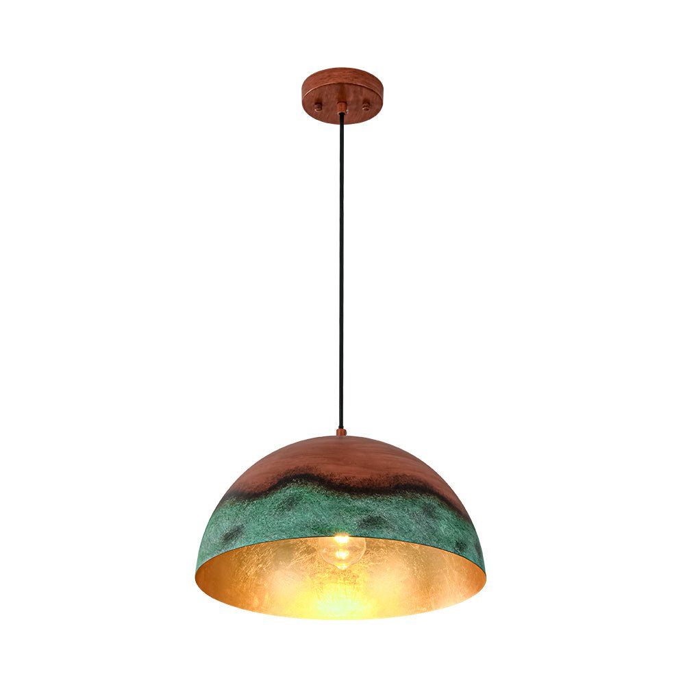 Caspian two-tone pendant – on white