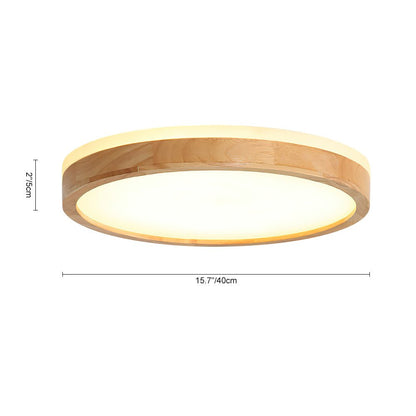 Liliana round LED ceiling light – size diagram, 40 cm
