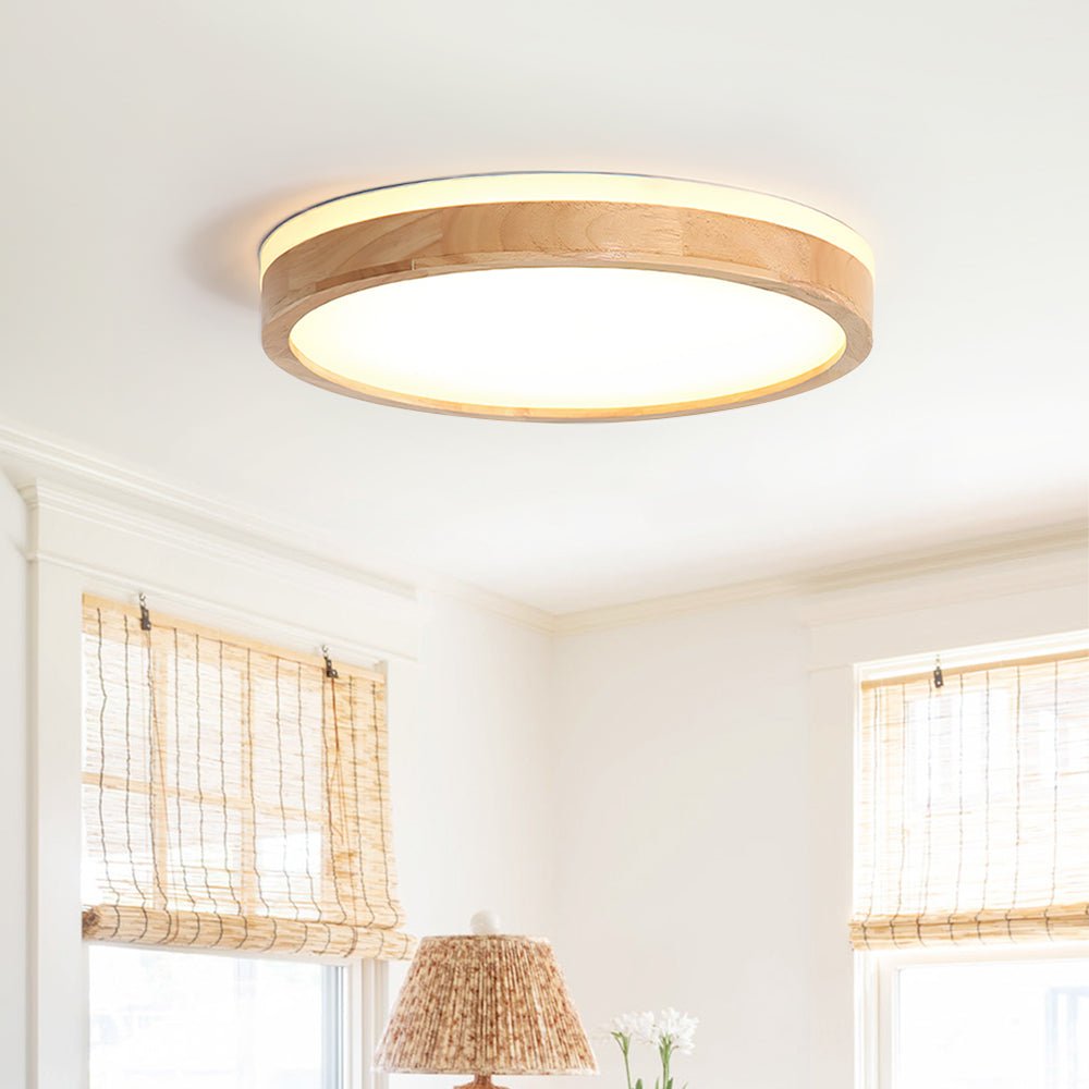 Liliana round LED ceiling light – in a bright room