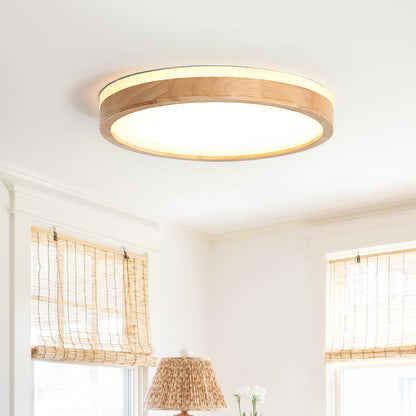 Liliana round LED ceiling light – in a bright room
