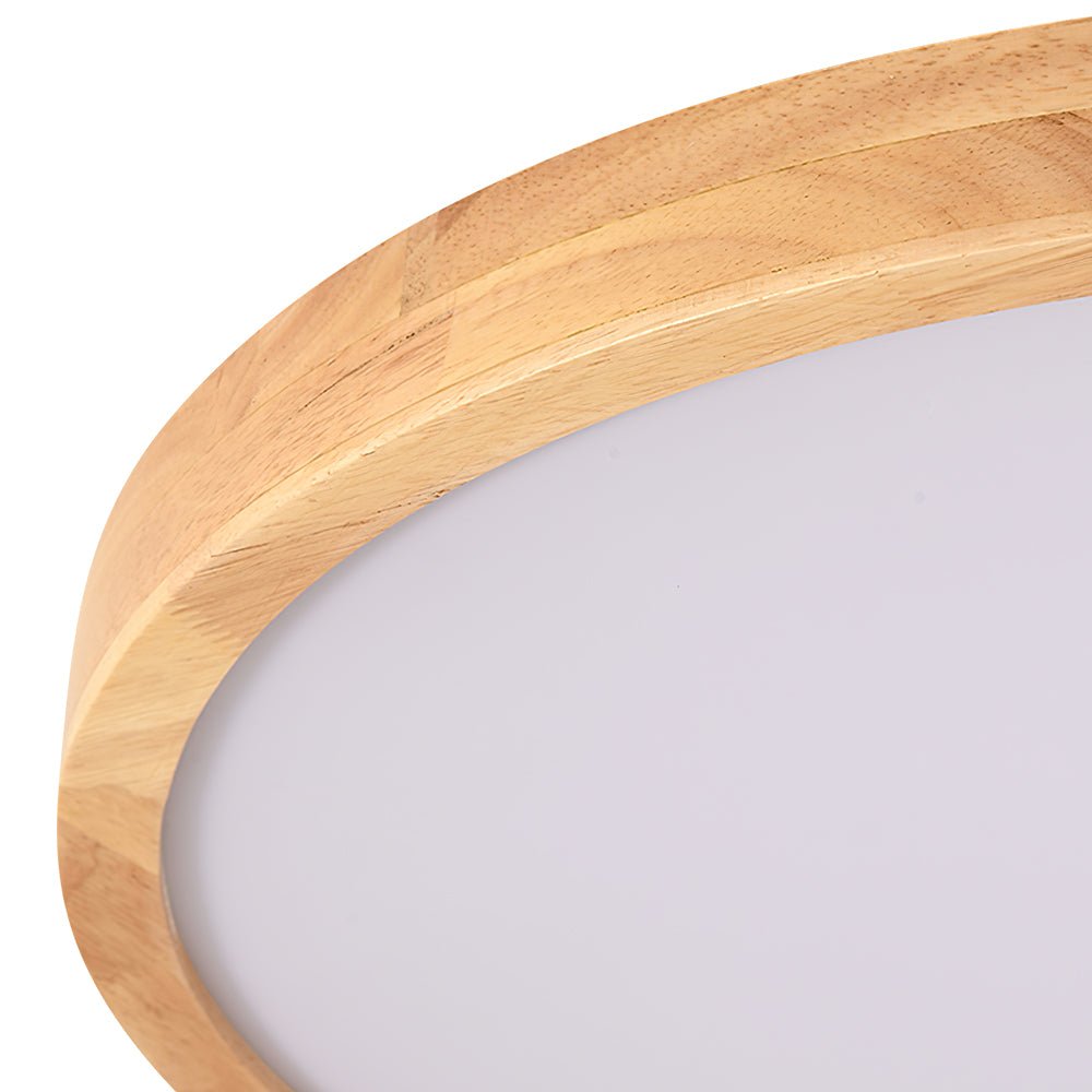 Liliana round LED ceiling light – rim and diffuser close-up