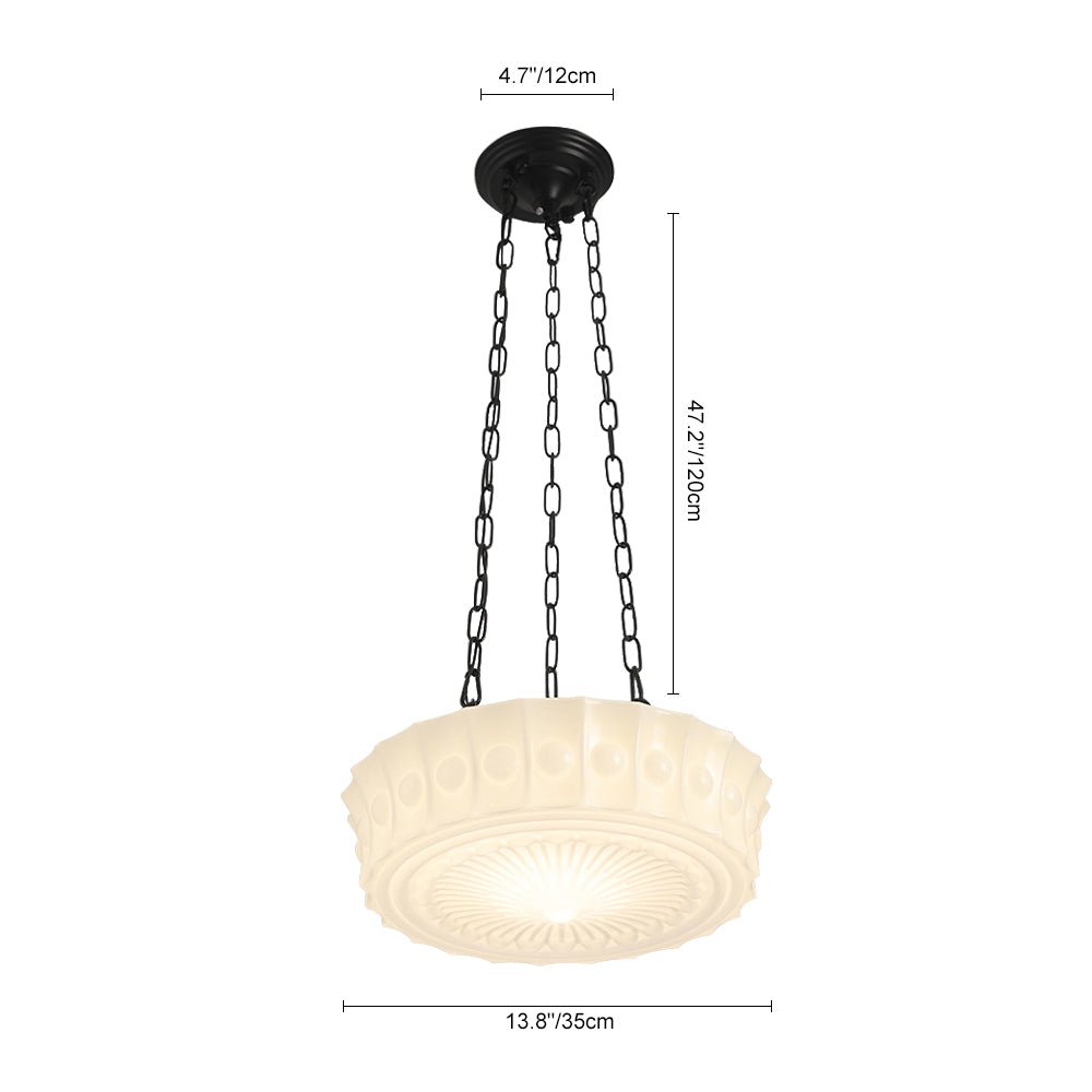 Adrian schoolhouse pendant – size diagram