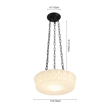 Adrian schoolhouse pendant – size diagram