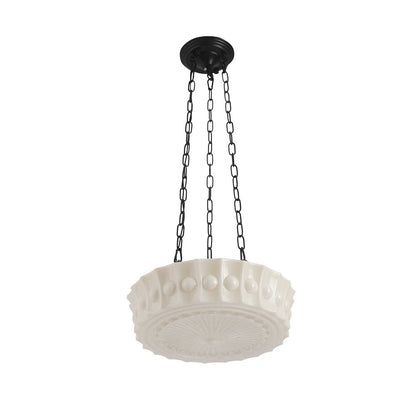 Adrian schoolhouse pendant – unlit on white