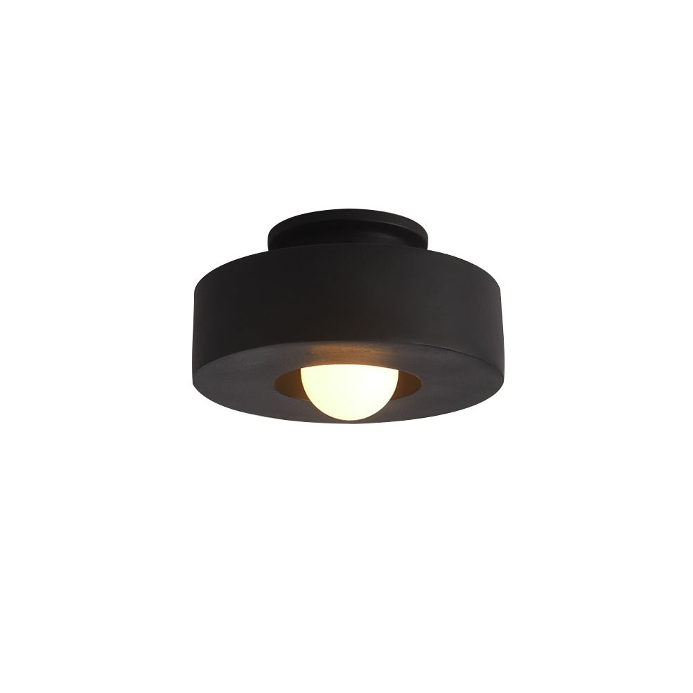 Ottilie wabi sabi ceiling light – in black on white