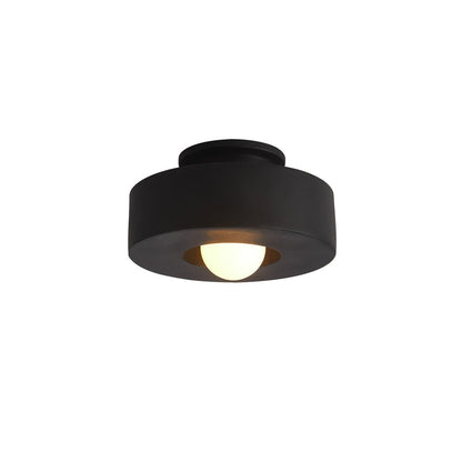 Ottilie wabi sabi ceiling light – in black on white