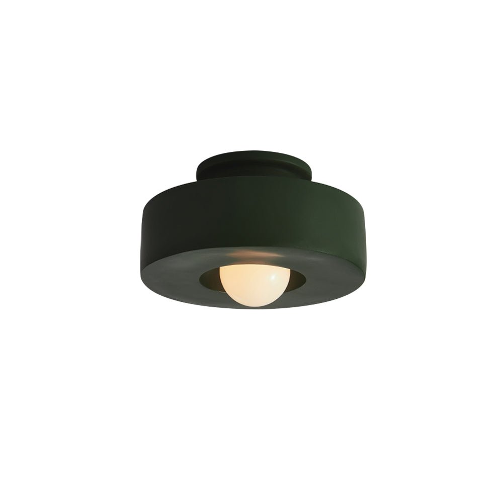 Ottilie wabi sabi ceiling light – in green on white
