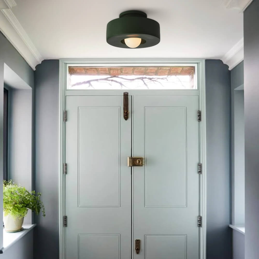 Ottilie wabi sabi ceiling light – in a hallway