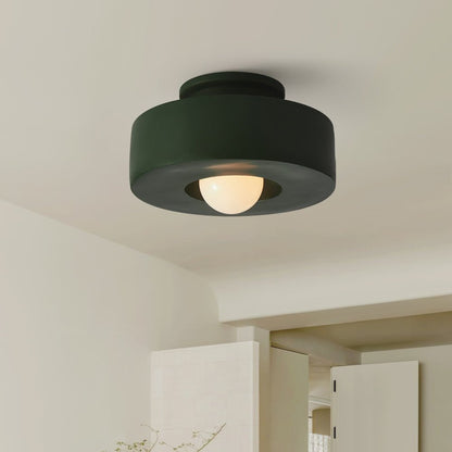 Ottilie wabi sabi ceiling light – in green in a room