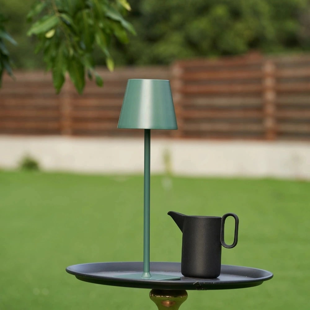 Rupert Cordless Table Lamp – Matte Green
